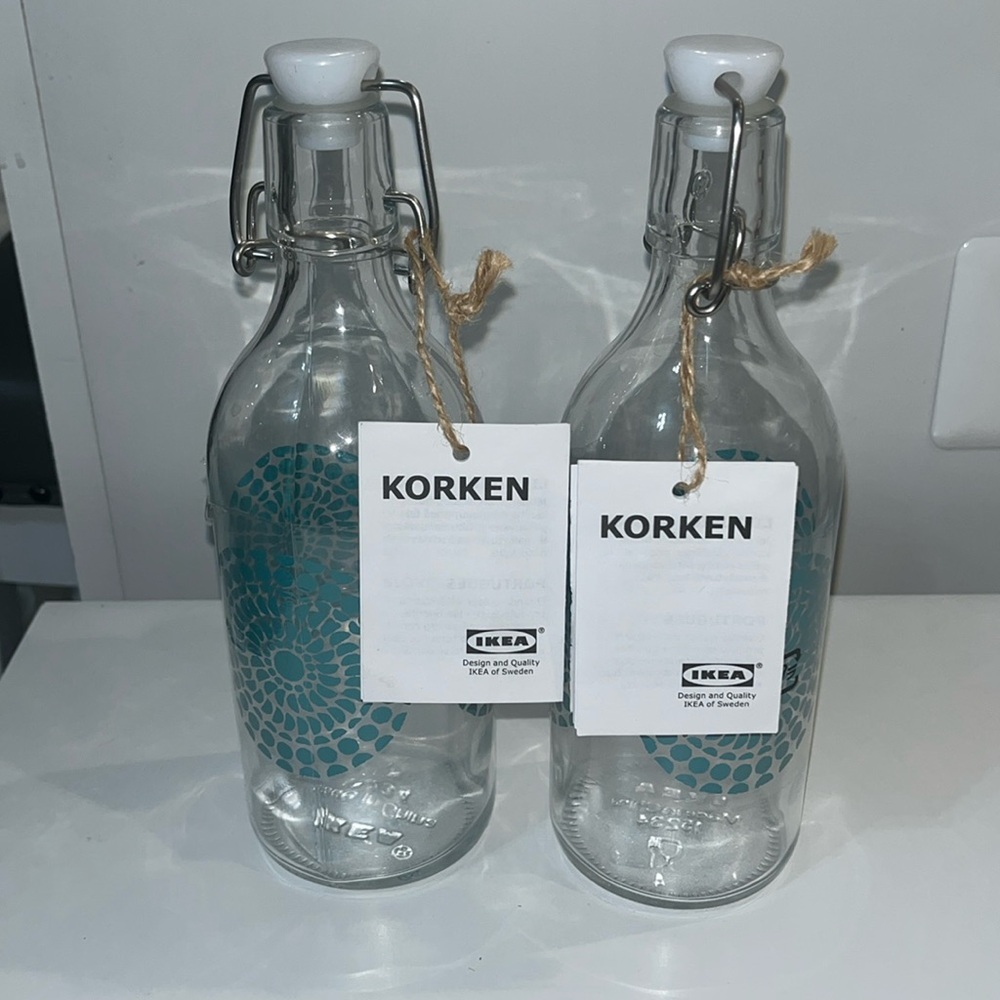 Brand New NWT IKEA Hermetic Seal Bottles